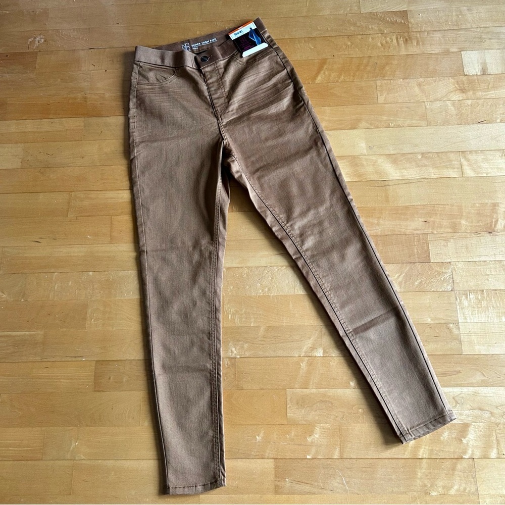 NOBO Super High Rise Curvy Jegging Brown Tan Size M